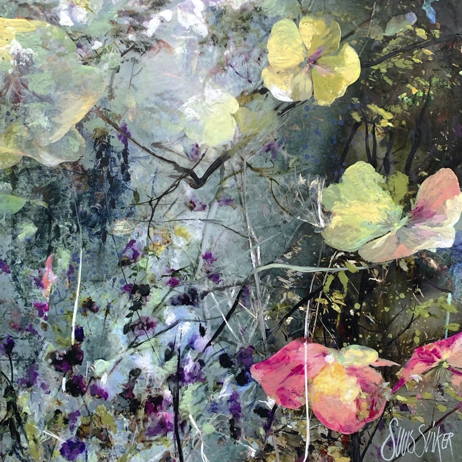 Bloemenkunst schilderij